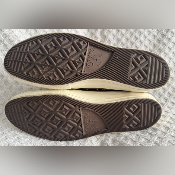 Comme des Garçons Play Converse Chuck 70 Low Multi Heart Khaki Green Size 11 CDG - Picture 13 of 14